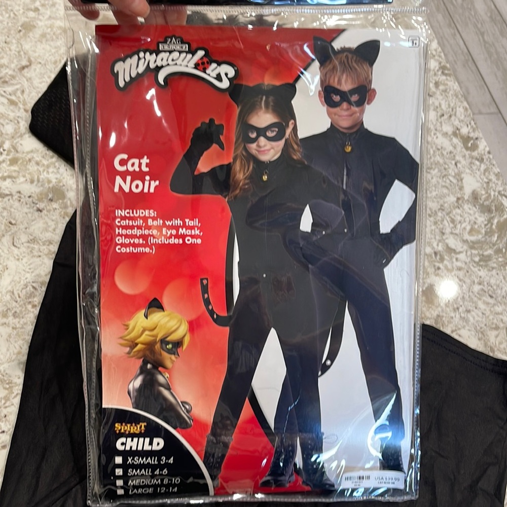 Girls Cat Noir costume